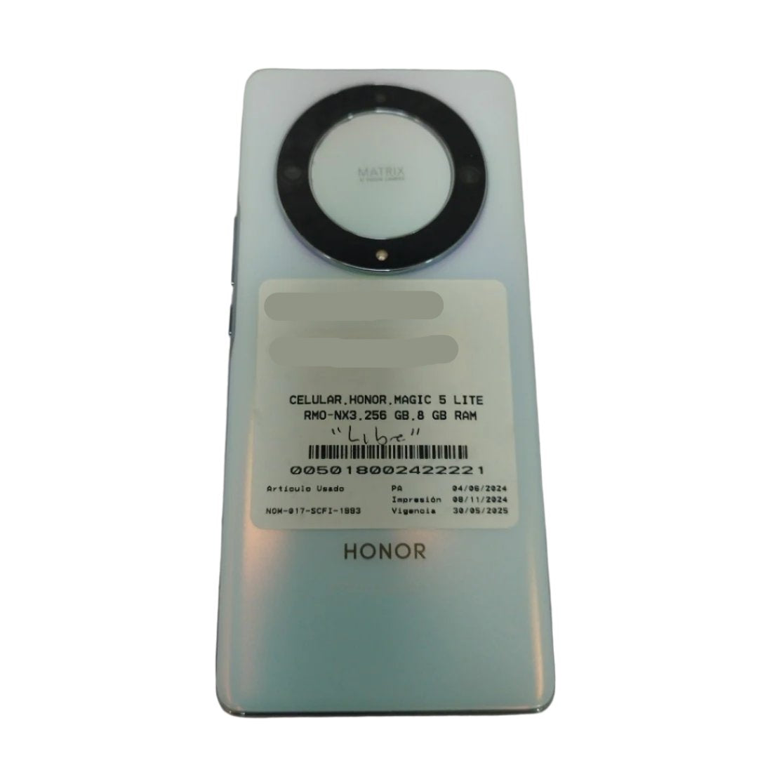 CELULAR HONOR MAGIC 5 LITE RMO-NX3 (SEMINUEVO)