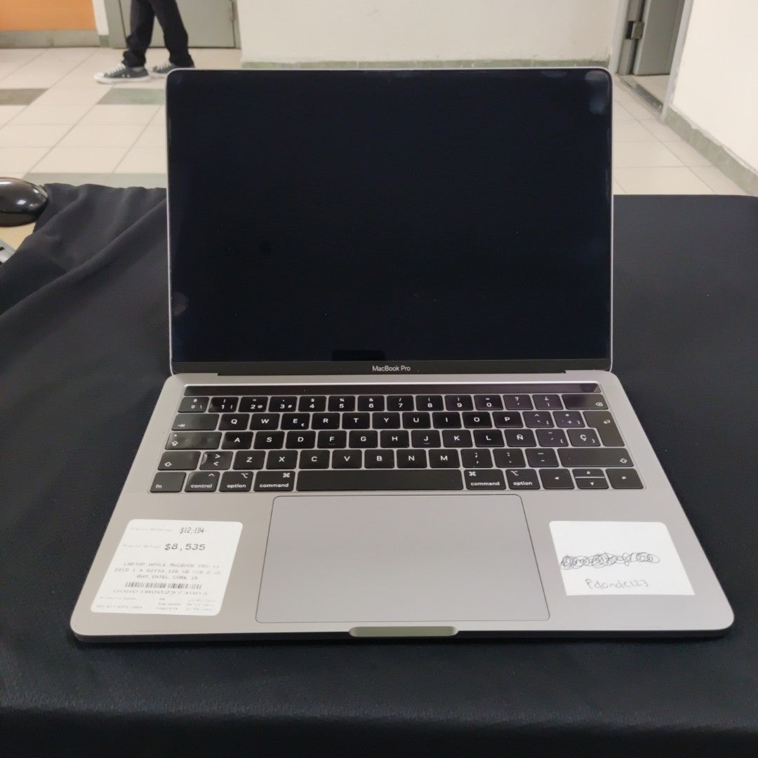 LAPTOP APPLE MACBOOK PRO 13" 2019 1.4 A2159 (SEMINUEVO)