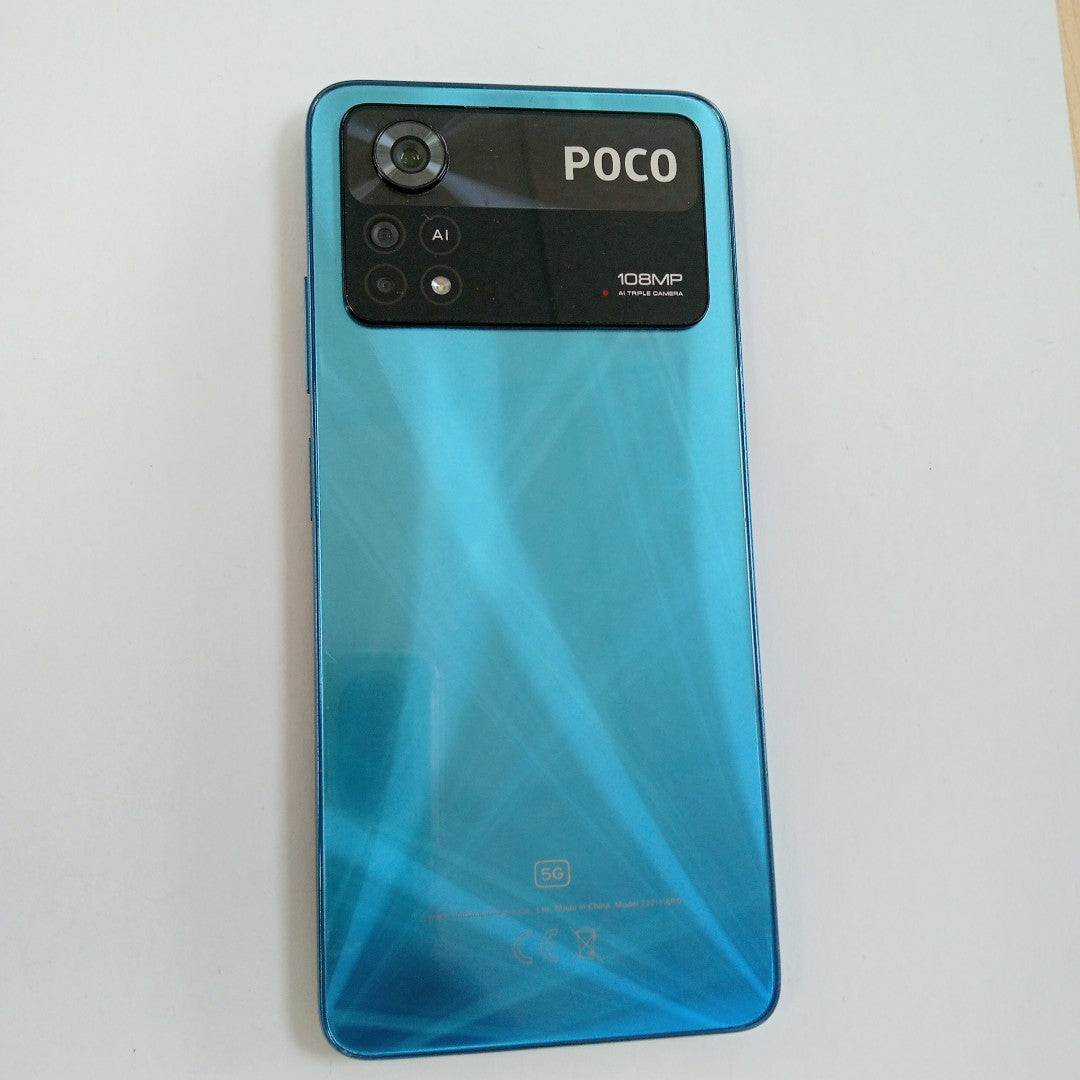 Custodia Per Poco X4 Pro 5G + Pellicola Vetro Temperato, Trasparente, Antiurto 360° Rigida E Morbida