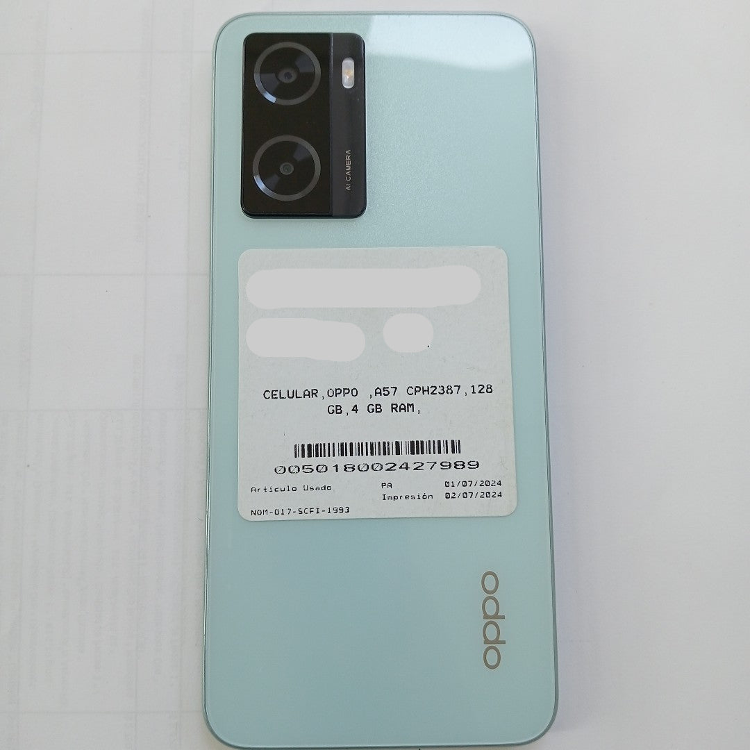 CELULAR OPPO A57 CPH2387 128 GB 4 GB RAM (SEMINUEVO)