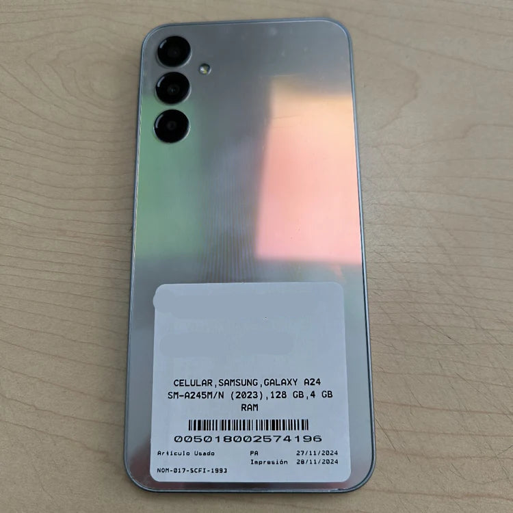 CELULAR SAMSUNG GALAXY A24 SM-A245M/N (2023) 128 GB 4 GB RAM (SEMINUEVO)