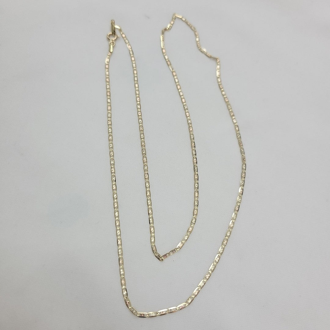 CADENAS VALENTINA/ESPEJO ORO 14K 2.7 (NUEVO)