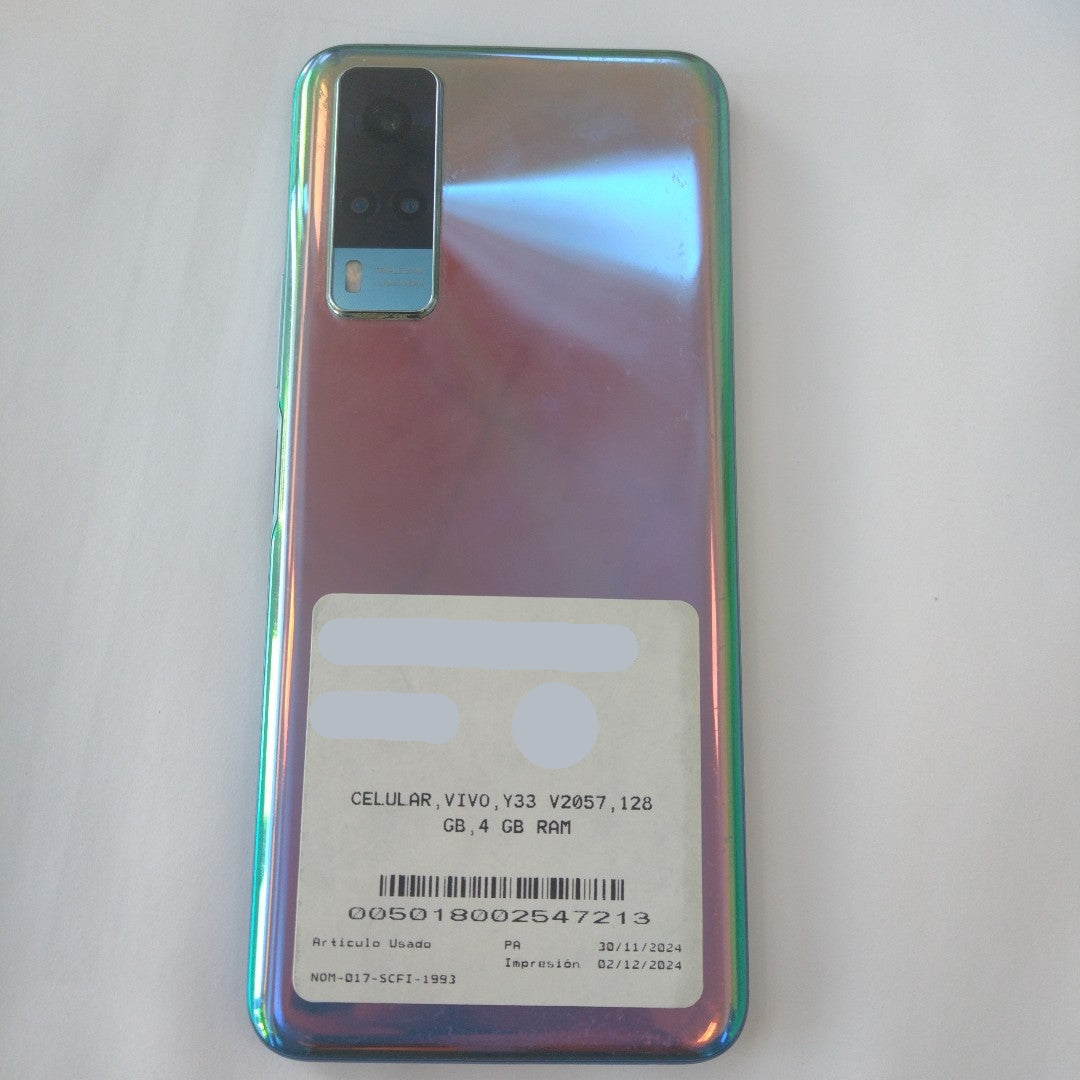 CELULAR VIVO Y33 V2057 128 GB 4 GB RAM (SEMINUEVO)