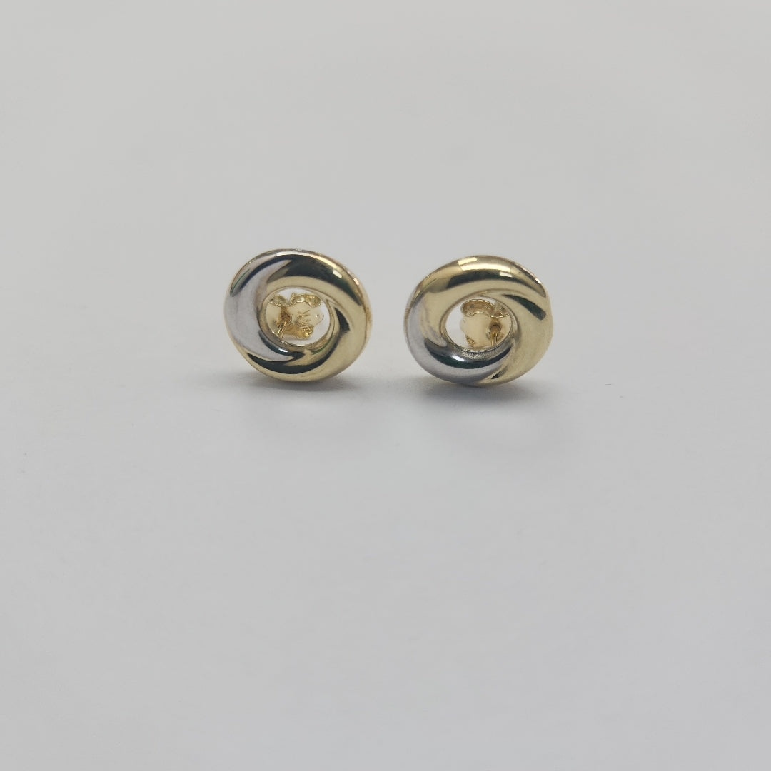BROQUELES ORO 14K 1.5 (NUEVO)