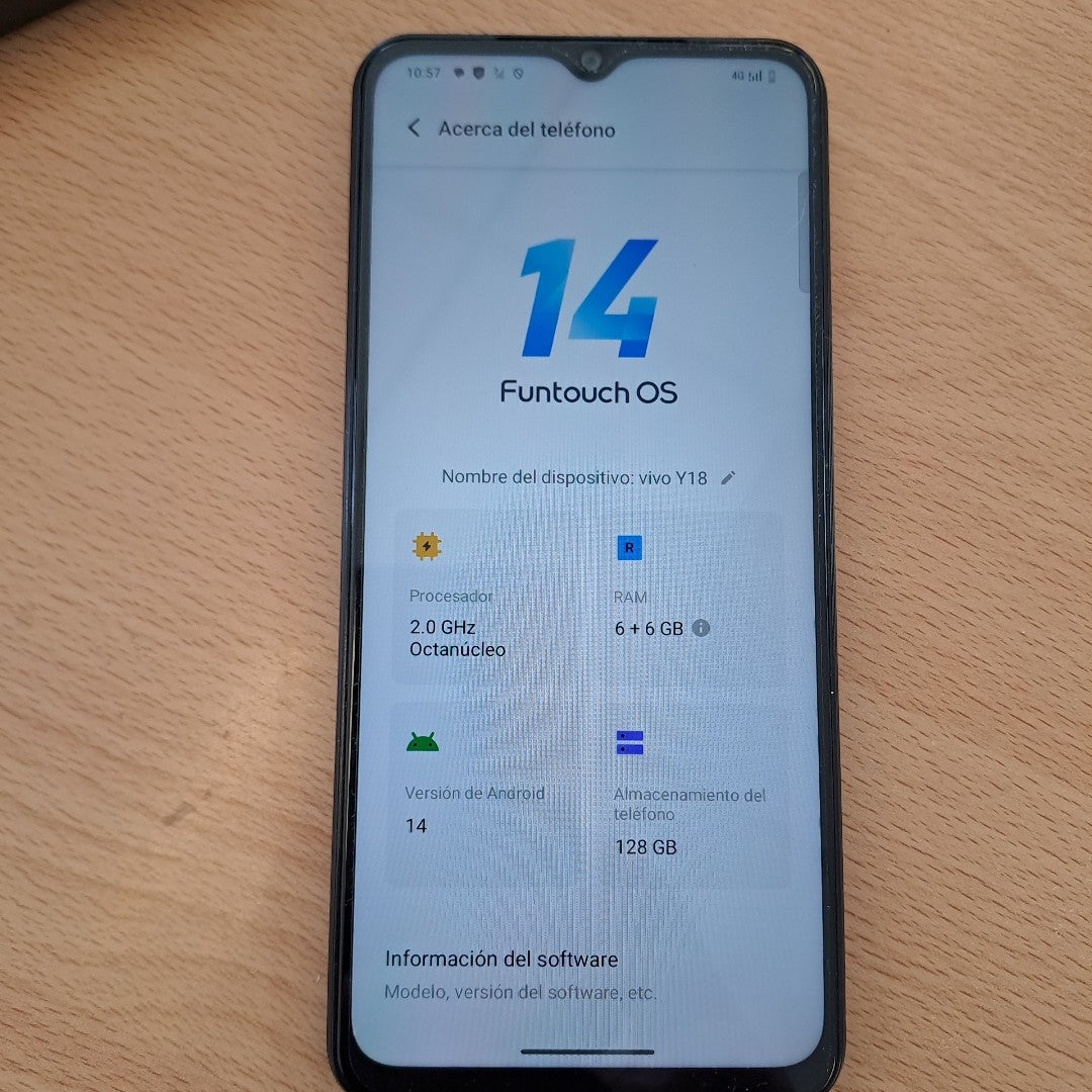 CELULAR VIVO Y18 V2333 128 GB 6 GB (SEMINUEVO)