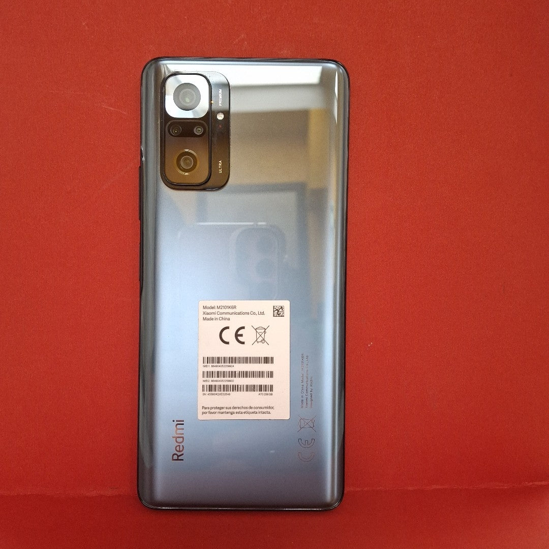 CELULAR XIAOMI REDMI NOTE 10 PRO M2101K6R 256 GB 8 GB RAM (SEMINUEVO)