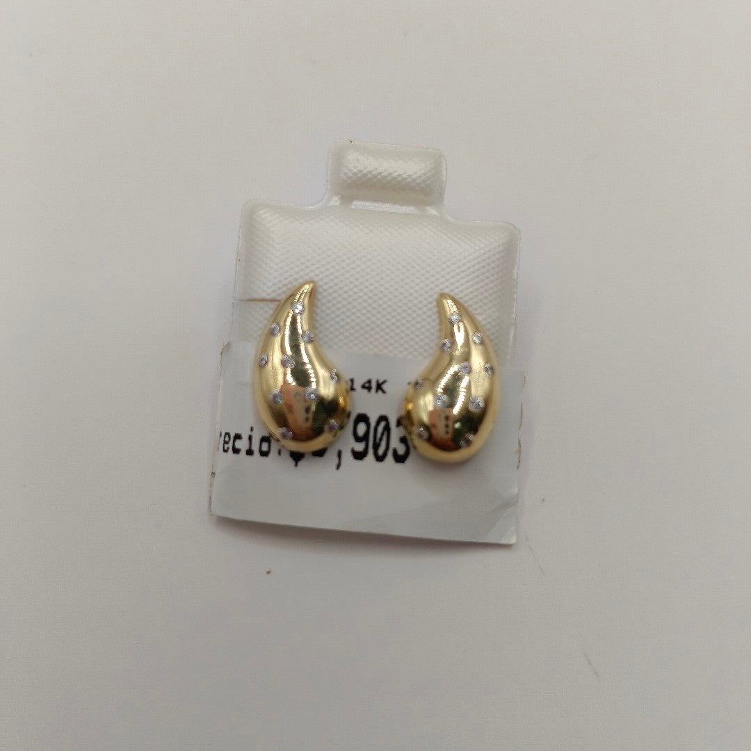 BROQUELES ORO 14K 2.1 (NUEVO)