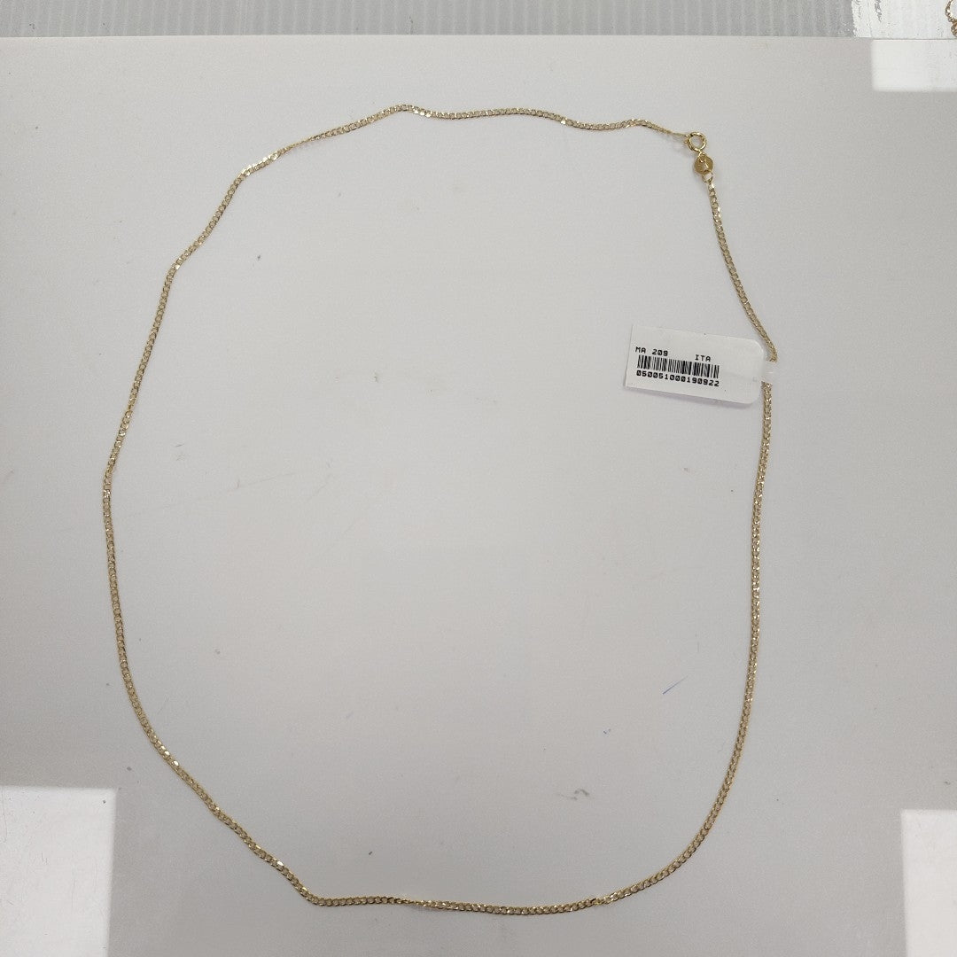 CADENAS BARBADA DIAMANTADA ORO 14K 2 (NUEVO)