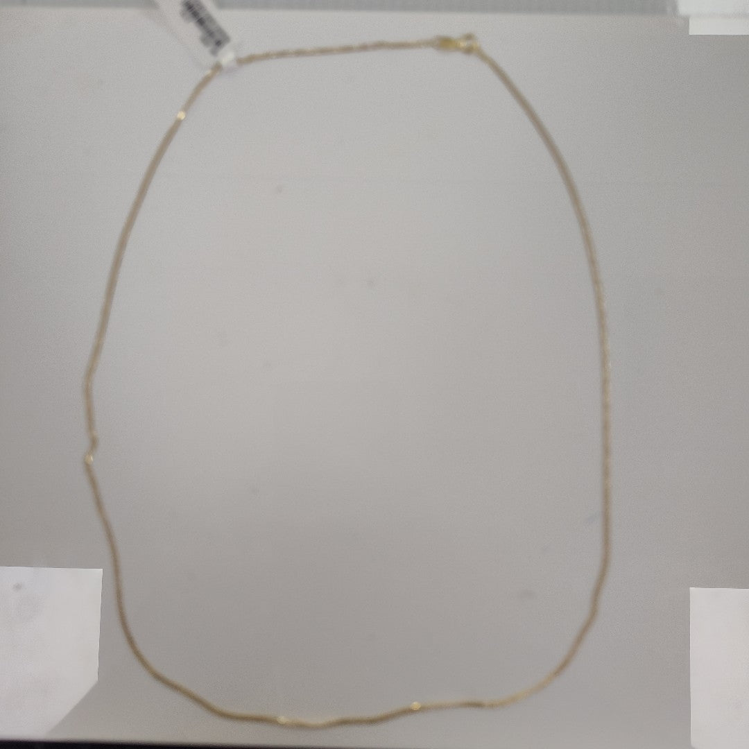 CADENAS BARBADA DIAMANTADA ORO 14K 2.1 (NUEVO)