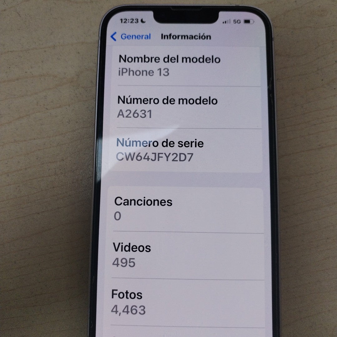 CELULAR APPLE IPHONE 13 A2631 512 GB 4 GB RAM (SEMINUEVO)
