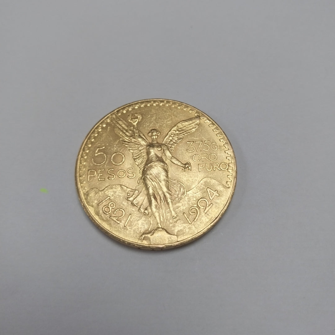 K1 41.6 GRMS - DESC. 0 GRAMOS - 21 K - AVALÚO 71884.8 * * IDENTIFICACIÓN MONEDA NOMINATIVA. * MATERIALES ORO. * CAN (SEMINUEVO)