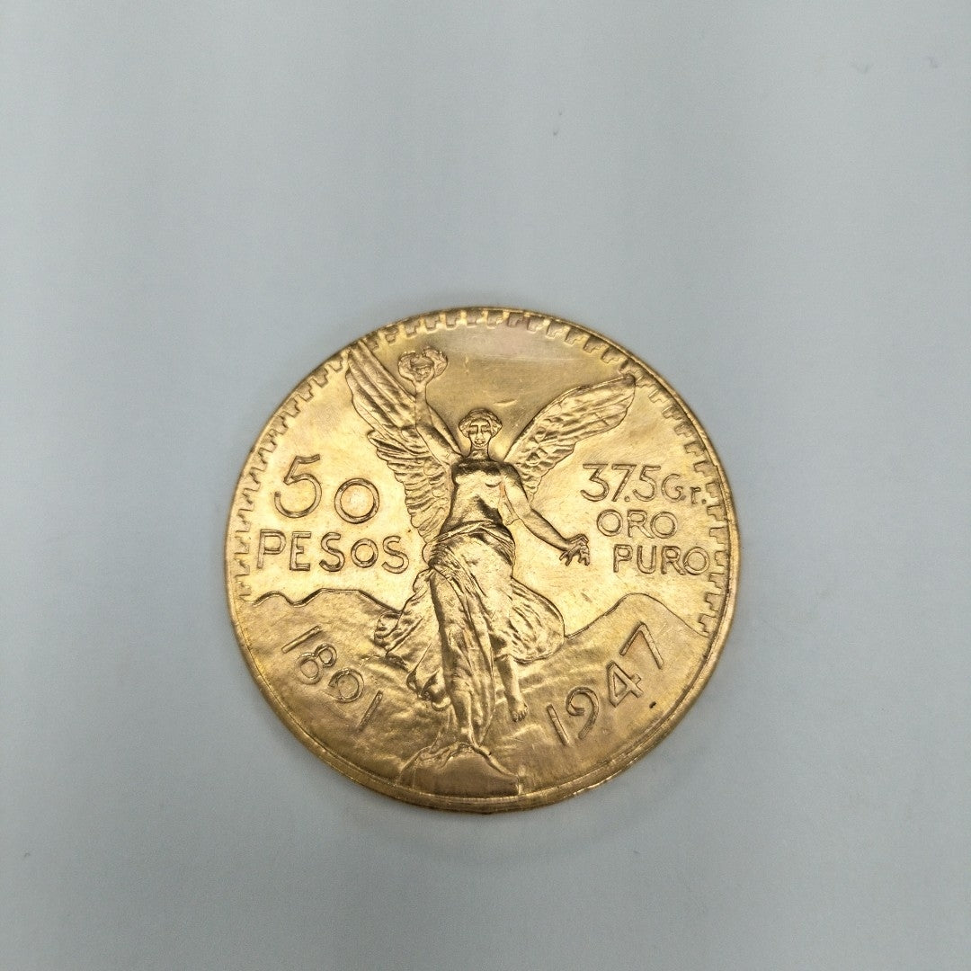 K1 41.6 GRMS - DESC. 0 GRAMOS - 21 K - AVALÚO 76003.2 * * IDENTIFICACIÓN MONEDA NOMINATIVA. * MATERIALES ORO. * CAN (SEMINUEVO)