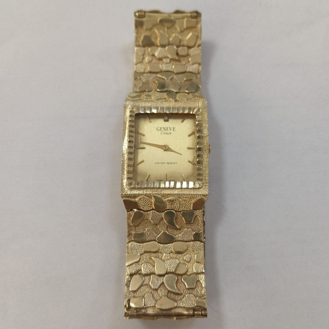 RELOJ CAJA ACERO PULSO ORO ORO 10 K 49,40 GRMS (SEMINUEVO)