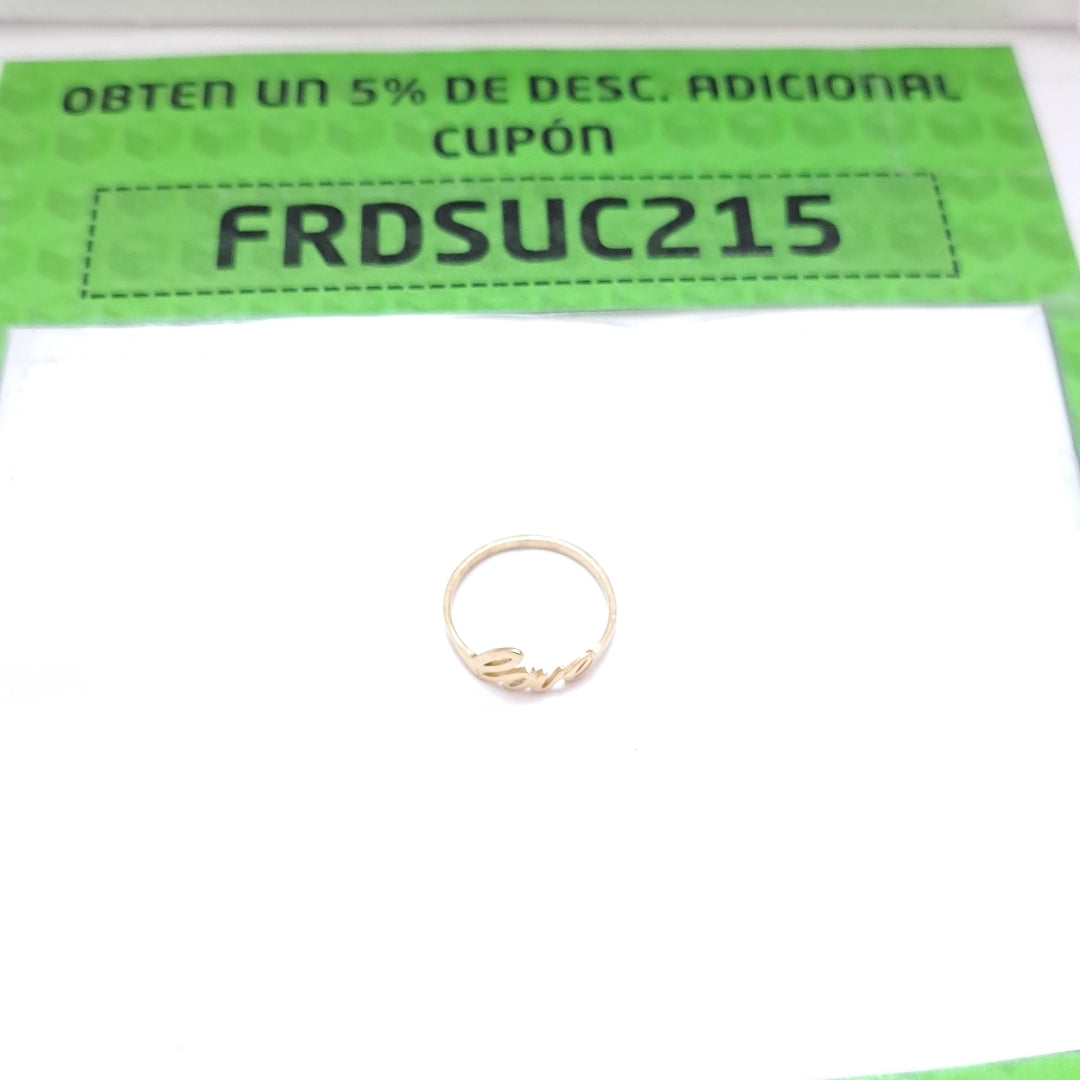 ANILLITO ORO 10 K 1,30 GRMS (SEMINUEVO)