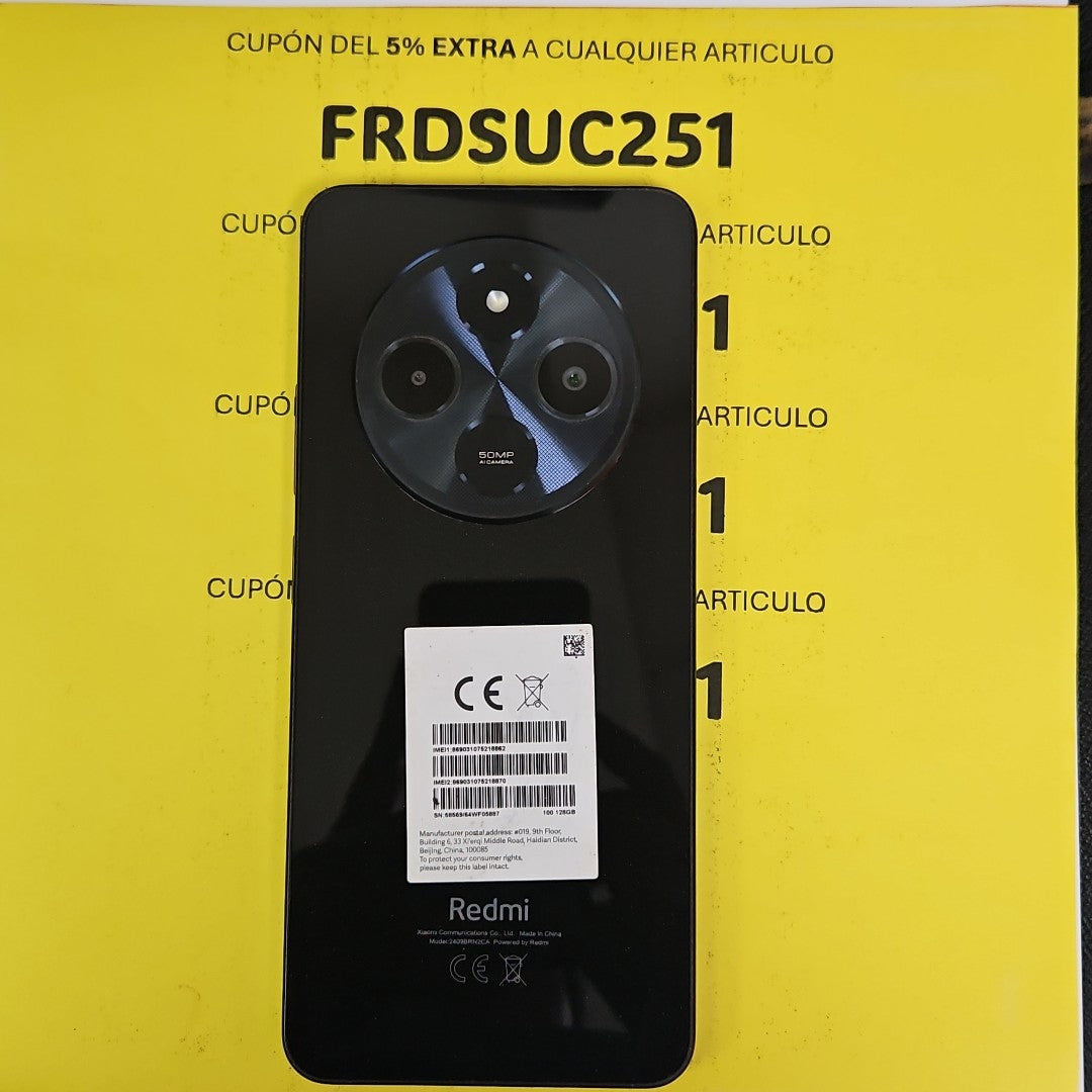 CELULAR XIAOMI REDMI 14C 2409BRN2CA (2024) 256 GB 8 GB RAM (SEMINUEVO)