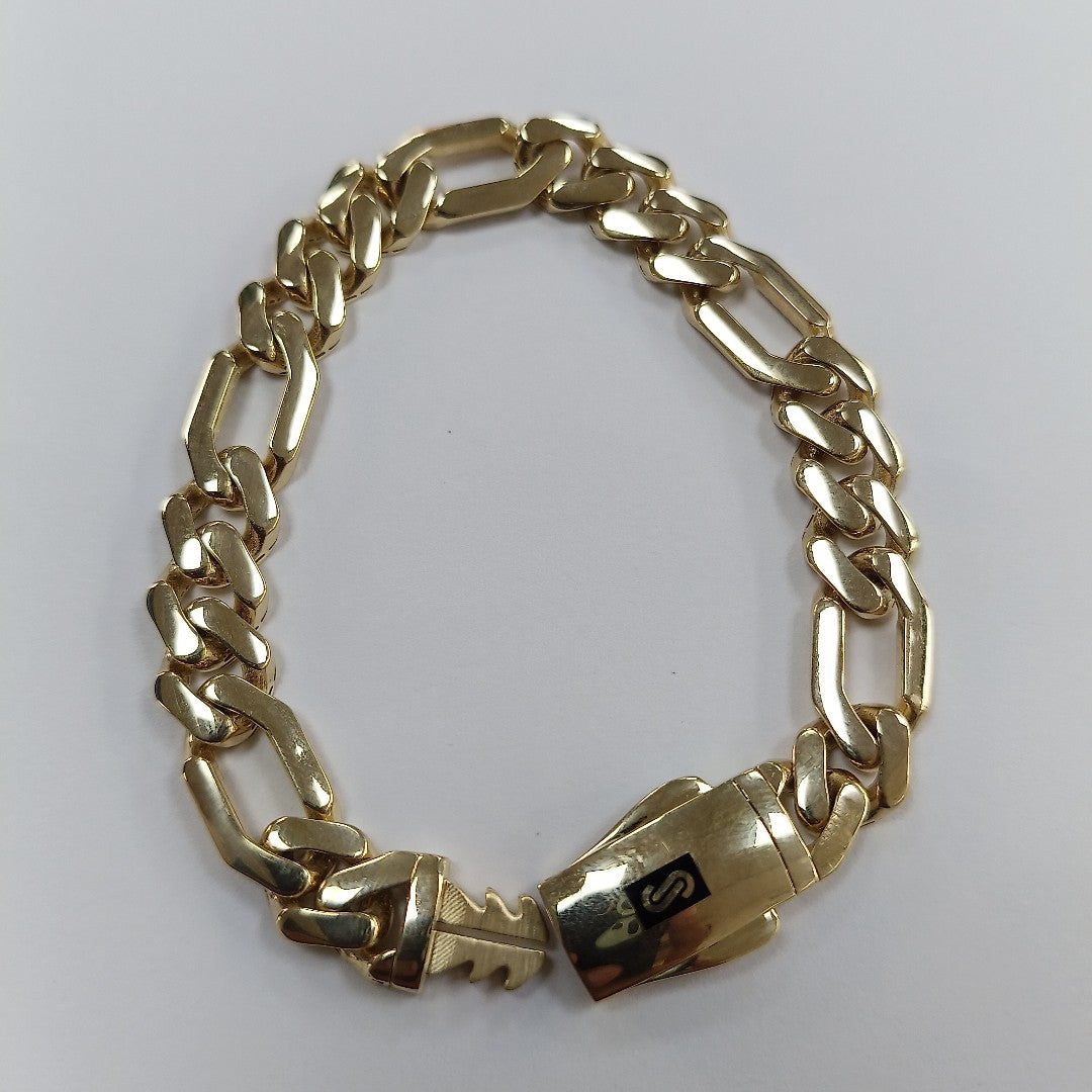 PULSERA MONACO ORO 14K 10.7 (NUEVO)