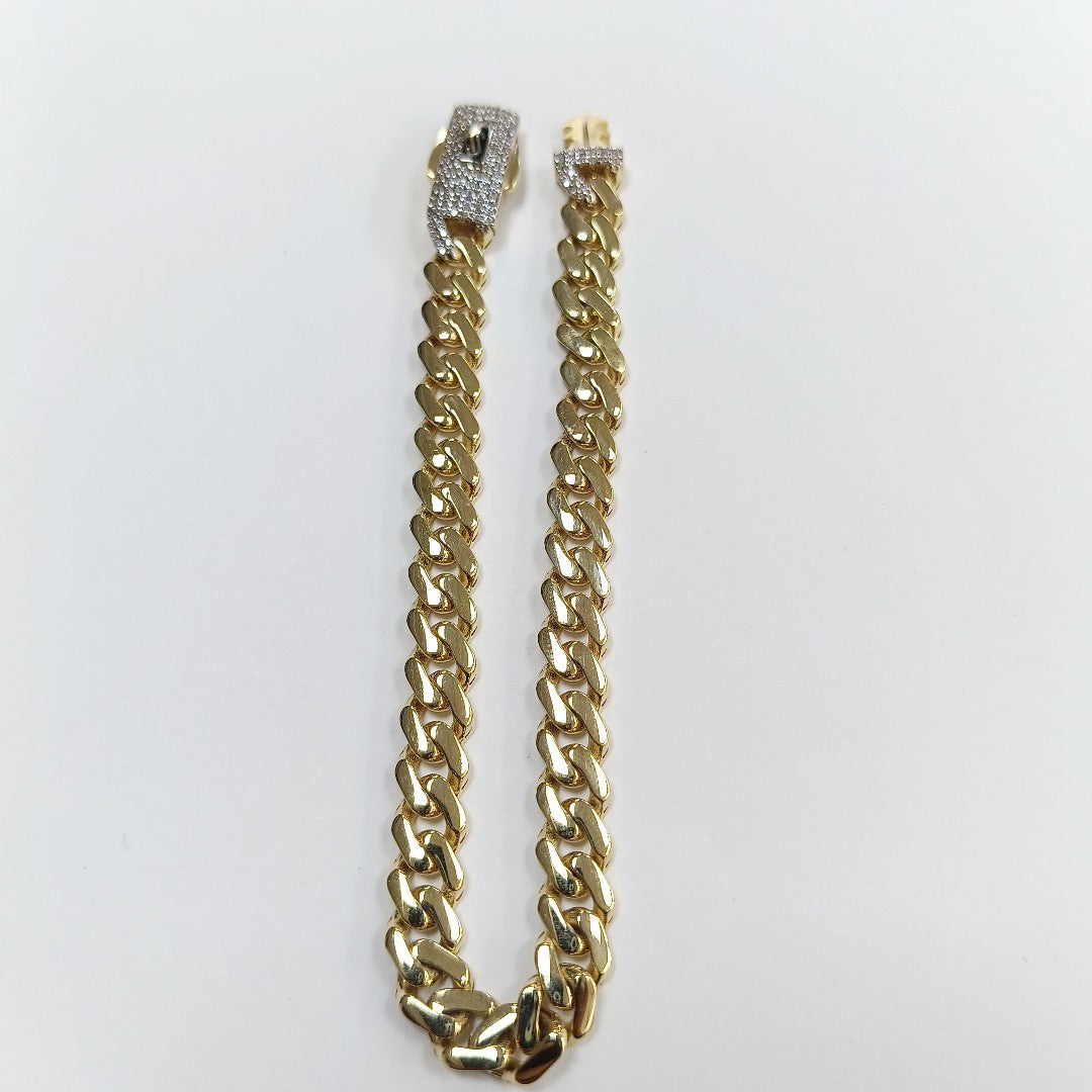 PULSERA MONACO ORO 14K 7.4 (NUEVO)