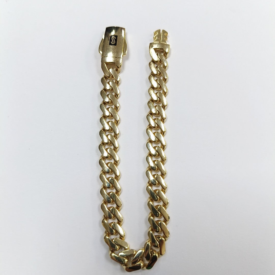 PULSERA MONACO ORO 14K 9.3 (NUEVO)