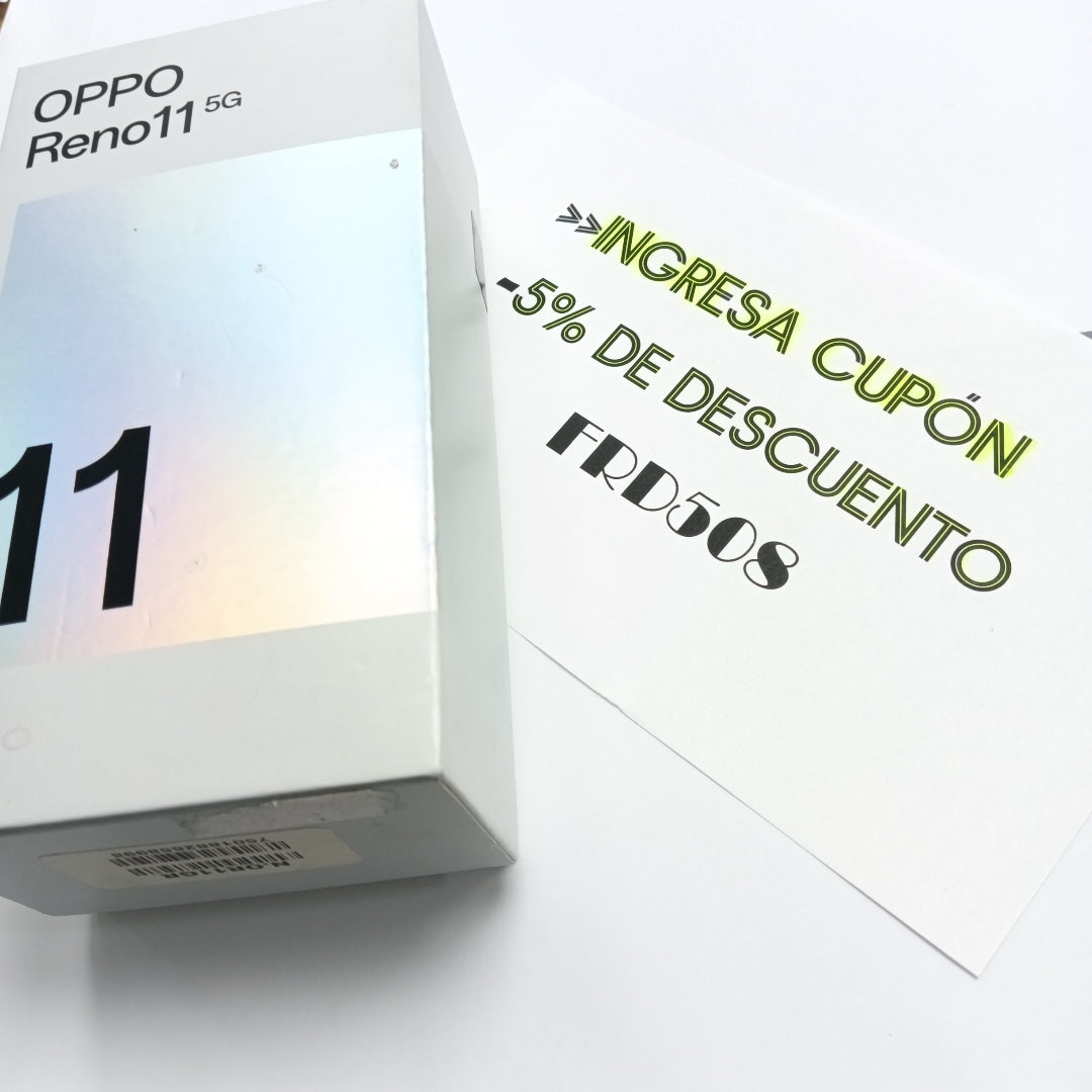 CELULAR OPPO  RENO11 5G CPH2599 (2024) 256 GB 8 GB RAM (SEMINUEVO)