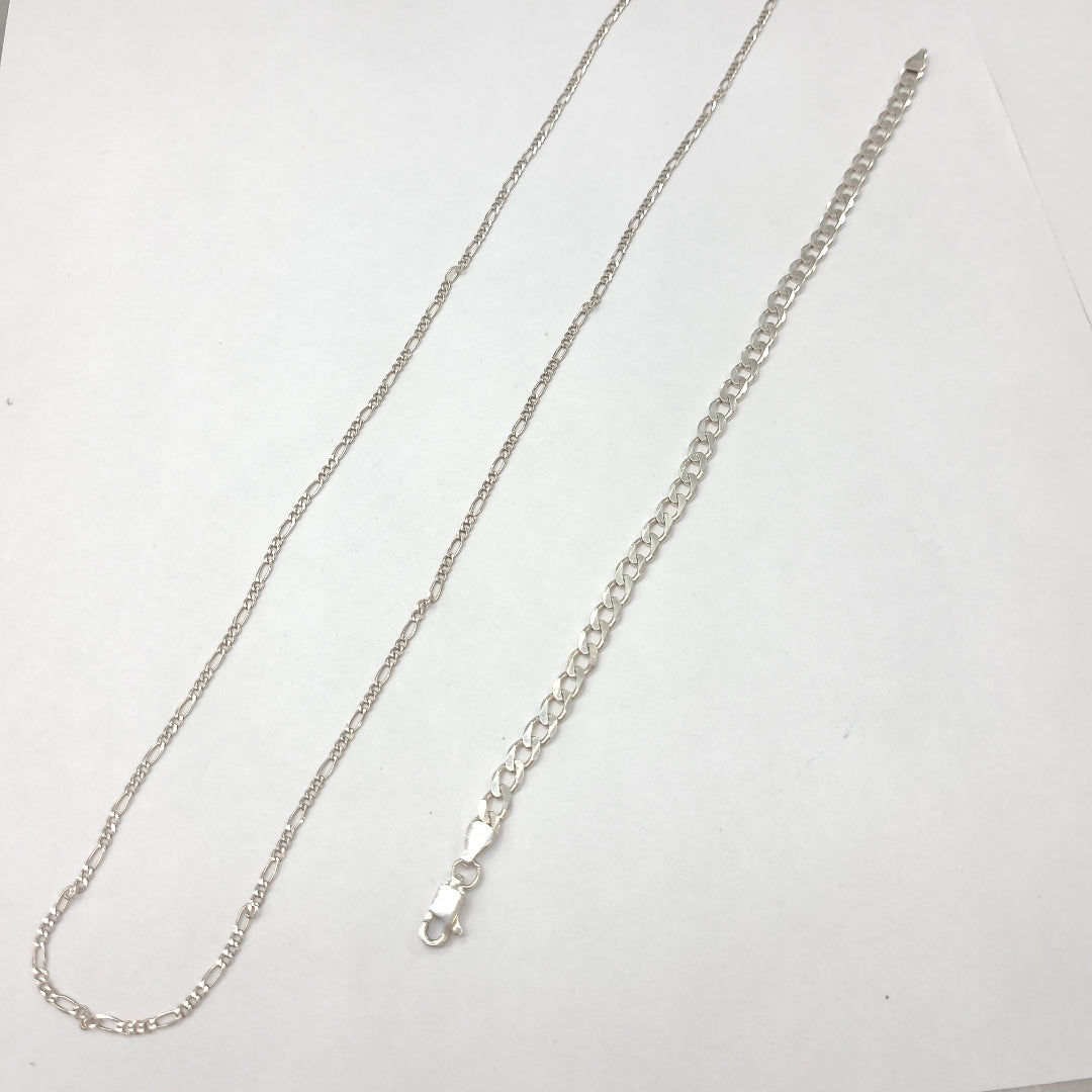 BRAZALETE, CADENA. PLATA. 9.8 GRMS (SEMINUEVO)