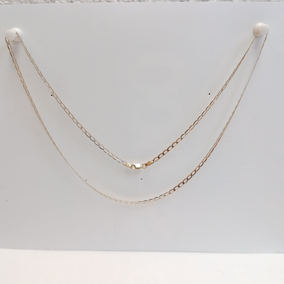 CADENA. ORO, RODIADO 14 K 5.4 GRMS (SEMINUEVO)