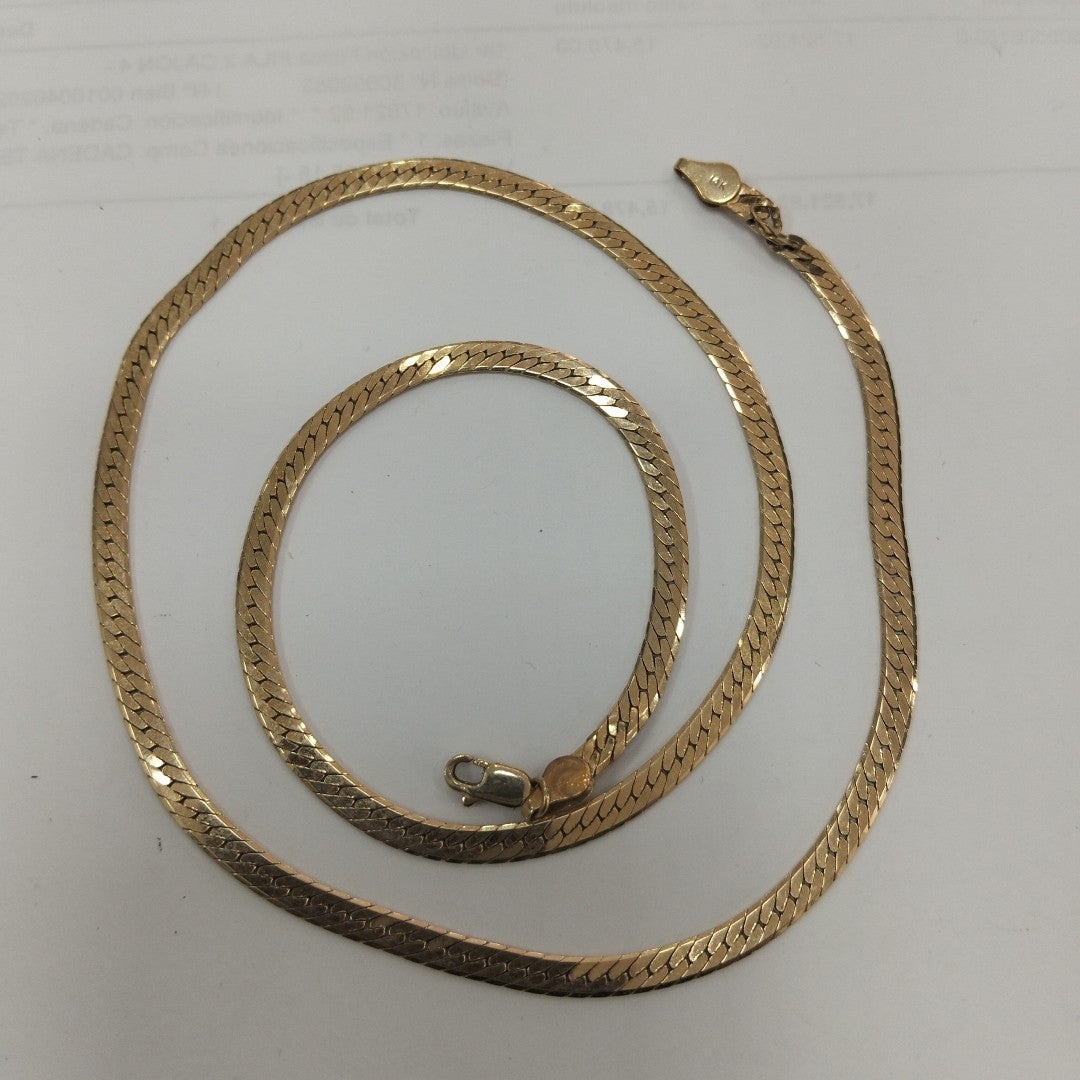 CADENA. ORO. 14 K 15.6 GRMS (SEMINUEVO)