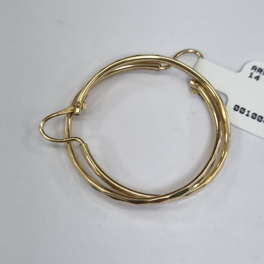 ARRACADAS PAR. ORO. 14 K 2.4 GRMS (SEMINUEVO)