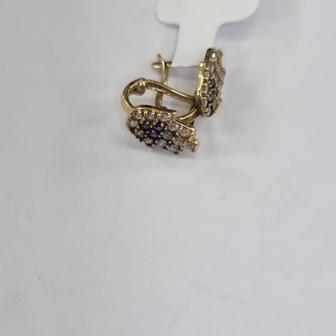 ARETES PAR. ORO. 14 K 1.5 GRMS (SEMINUEVO)