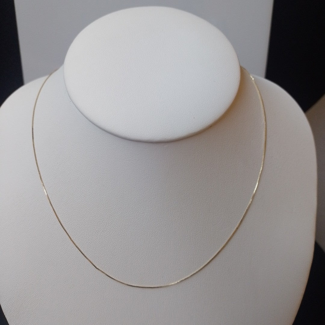 CADENA. ORO. 14 K 0.9 GRMS (SEMINUEVO)