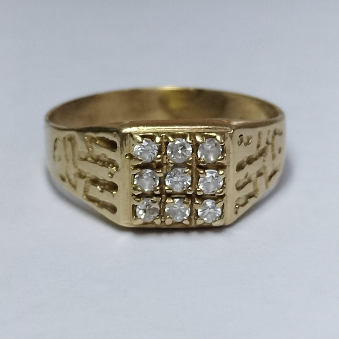 ANILLO ORO 10 K 3,90 GRMS (SEMINUEVO)