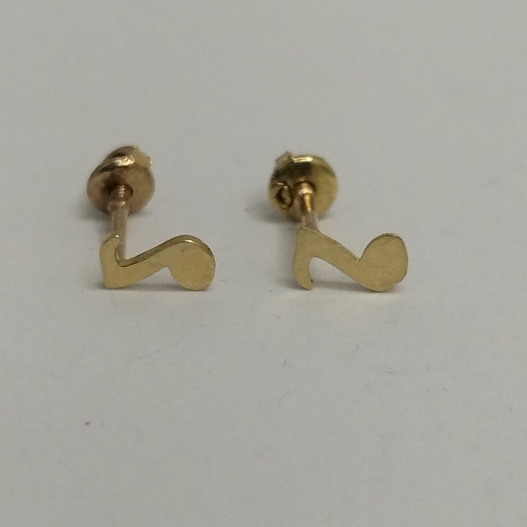 BROQUELES ORO 14K 1 (NUEVO)