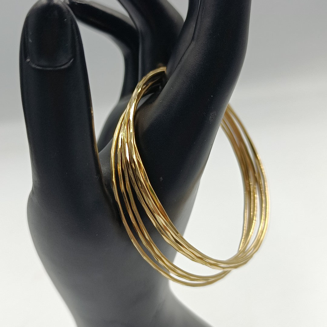 SEMANARIO DE PULSERAS. ORO. 14 K 24.4 GRMS (SEMINUEVO)