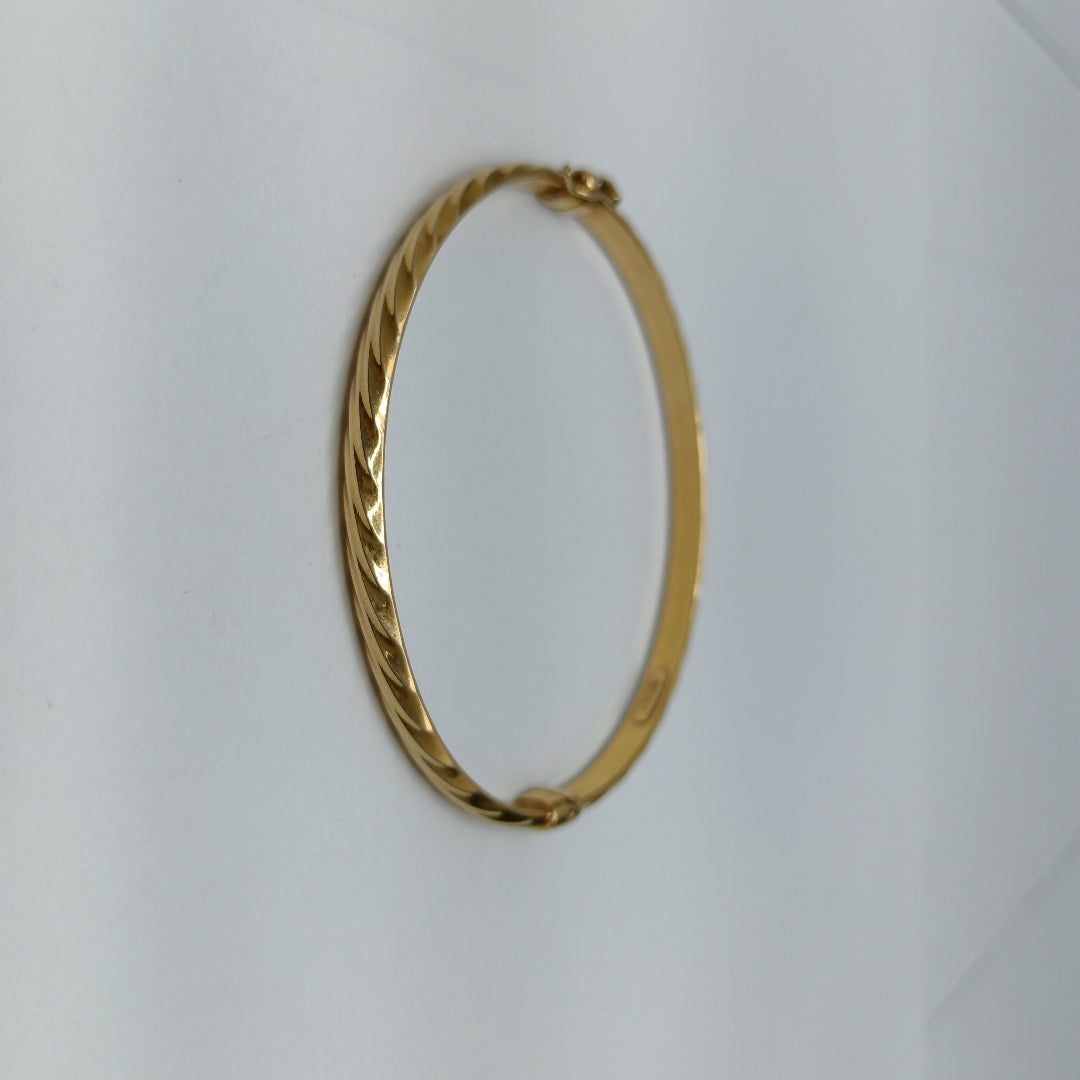 PULSERA RIGIDA. ORO. 14 K 6 GRMS (SEMINUEVO)