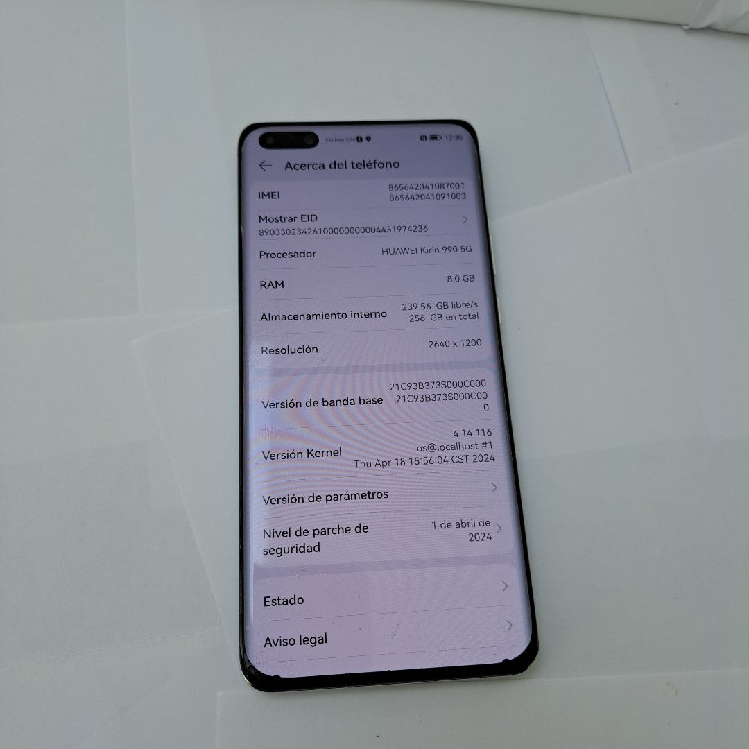 CELULAR HUAWEI P40 PRO ELS-N04 256 GB 8 GB RAM (SEMINUEVO)