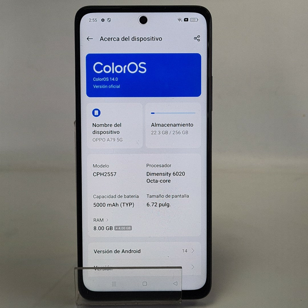 CELULAR OPPO A79 CPH2557 (2023) 256 GB 8 GB RAM (SEMINUEVO)