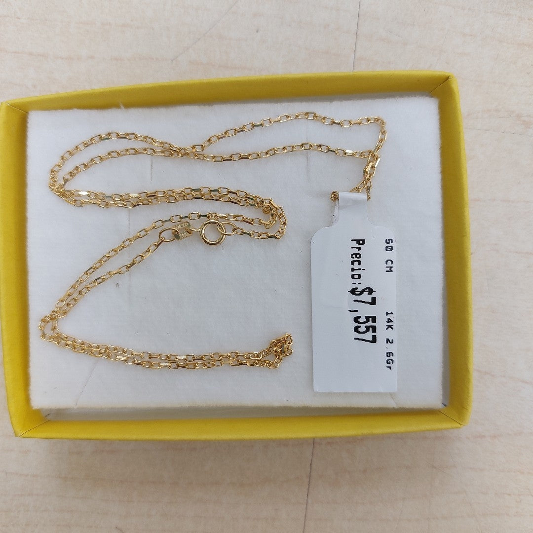 CADENAS ESPECIAL ORO 14K 2.6 (NUEVO)