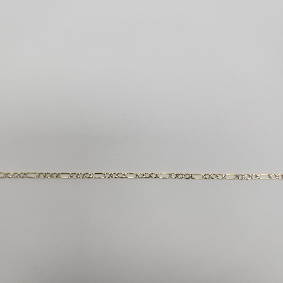 CADENAS CARTIER 3*1 DIAMANTADA ORO 14K 3.6 (NUEVO)