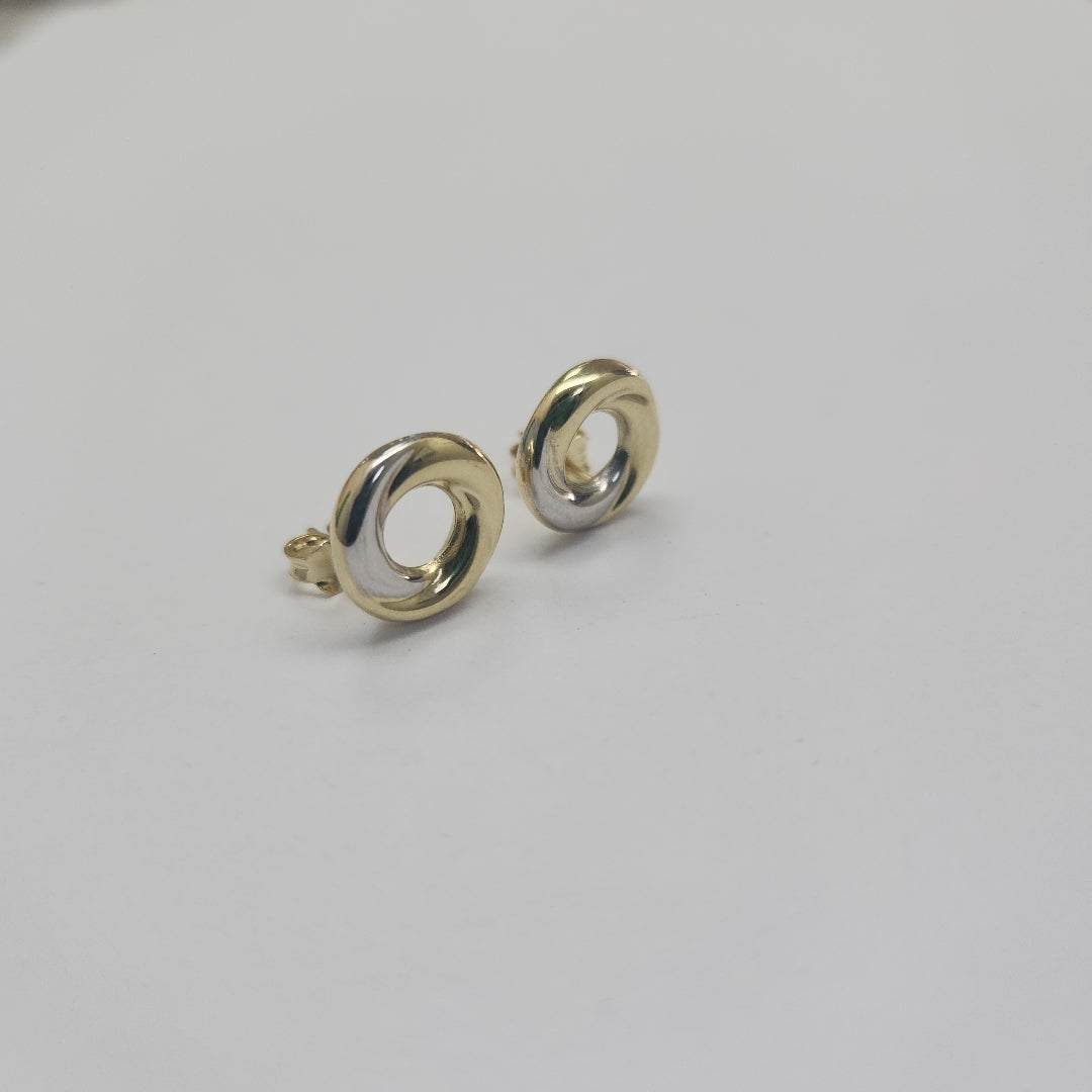 BROQUELES ORO 14K 1.5 (NUEVO)