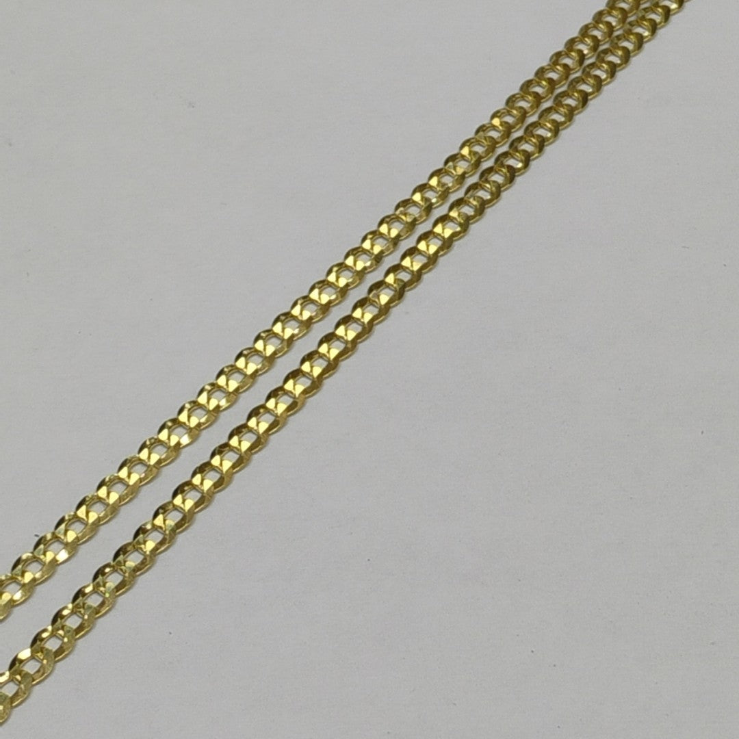 CADENAS BARBADA AMARILLA ORO 14K 7 (NUEVO)
