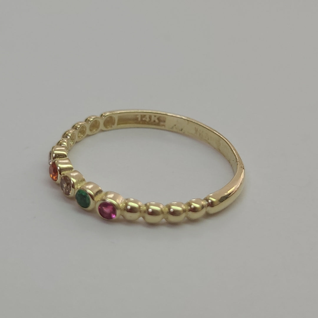 ANILLOS DAMA ORO 14K 1.5 (NUEVO)