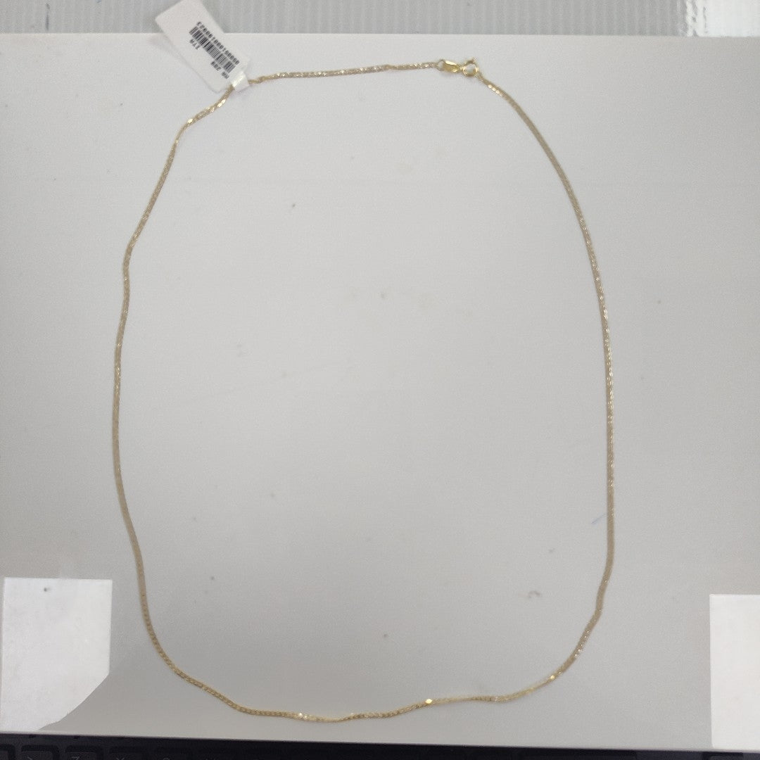 CADENAS BARBADA DIAMANTADA ORO 14K 2.1 (NUEVO)