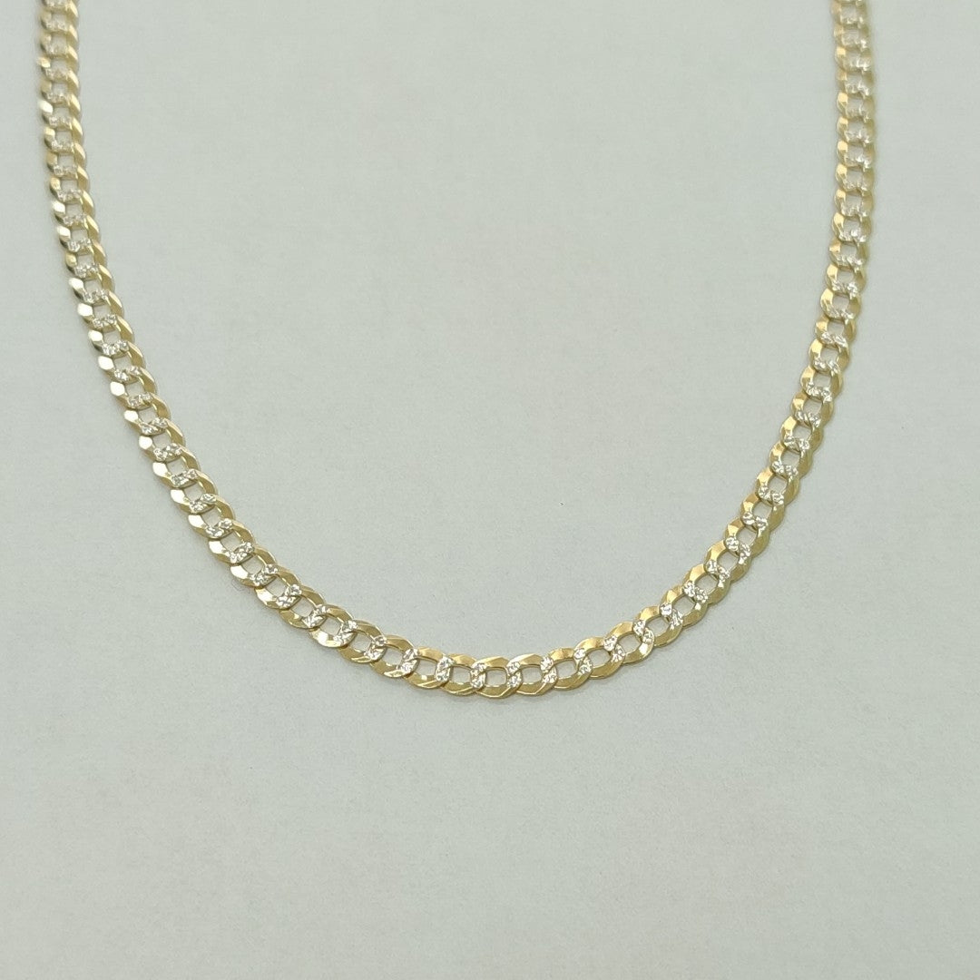 CADENAS BARBADA DIAMANTADA ORO 10K 5.9 (NUEVO)