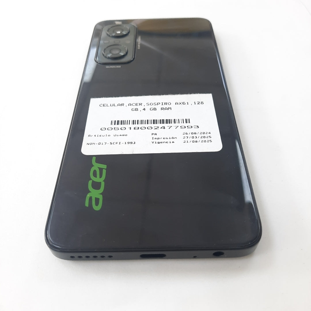 CELULAR ACER SOSPIRO AX61 (SEMINUEVO)