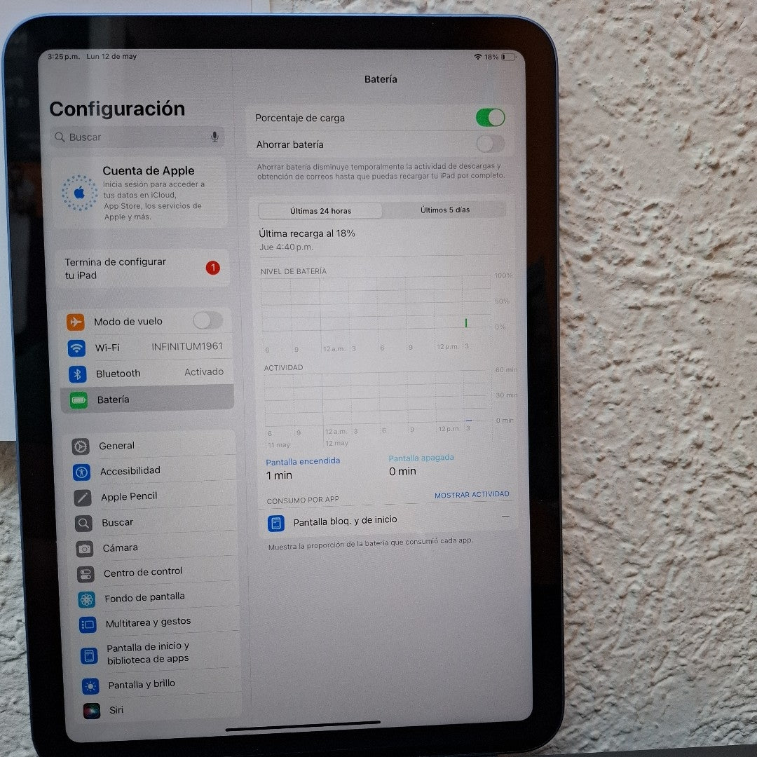 TABLETA APPLE IPAD 10 A2696 256 GB 4 GB RAM (SEMINUEVO)