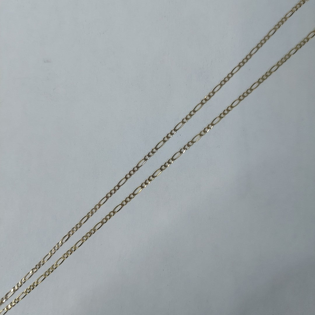 CADENAS CARTIER 3*1 AMARILLA ORO 14K 1.9 (NUEVO)