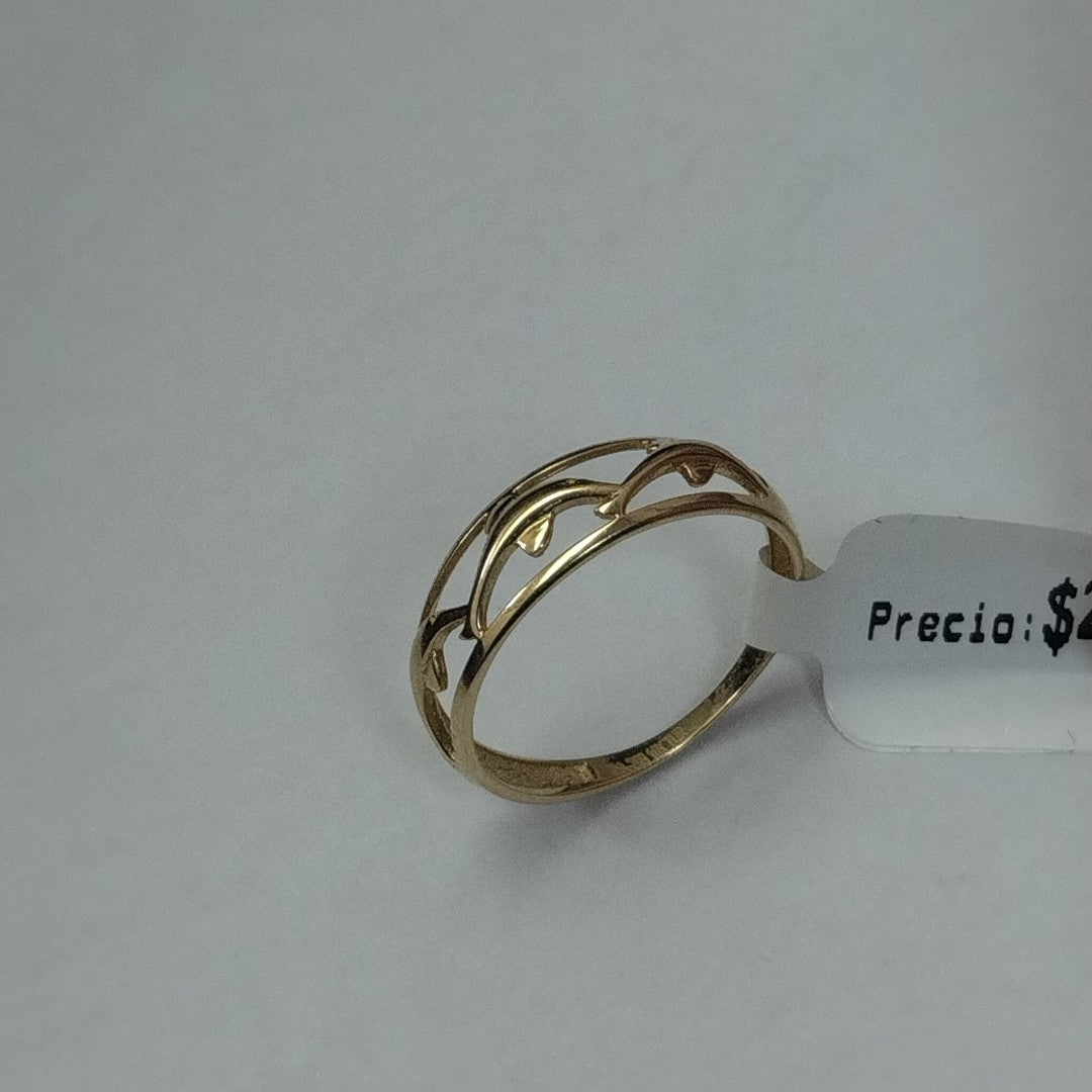 10320ANI16680A402 FRD24 ANILLOS DAMA ORO 10K 1.3GRS (NUEVO)