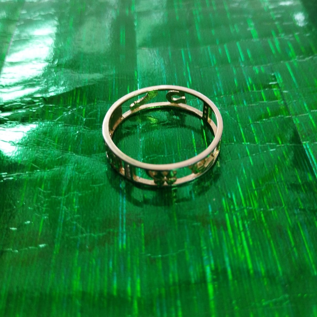 10060ANI214T5B402 FRD25 ANILLOS CABALLERO ORO 14K 3.2GRS (NUEVO)
