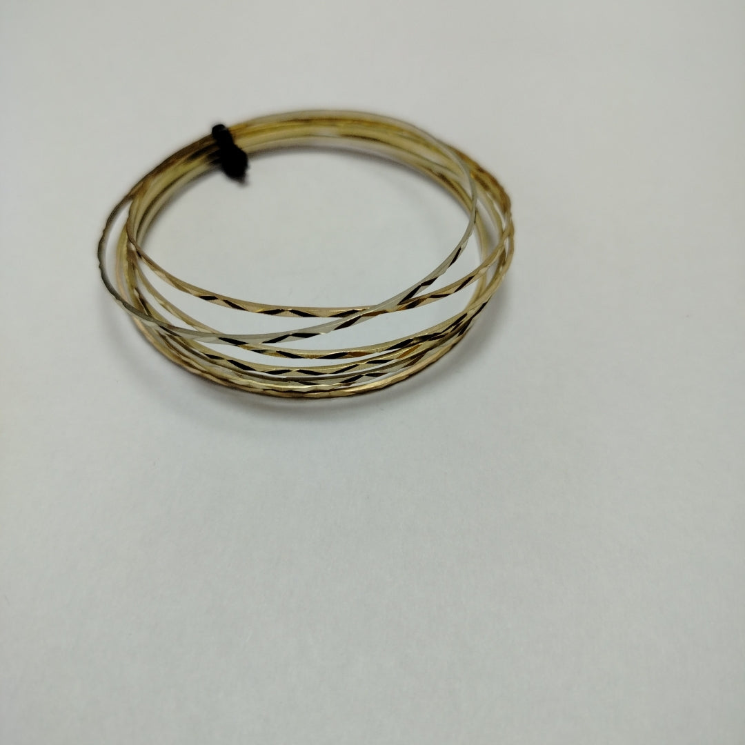 SEMANARIO DE PULSERAS. ORO. 14 K 19.6 GRMS (SEMINUEVO)