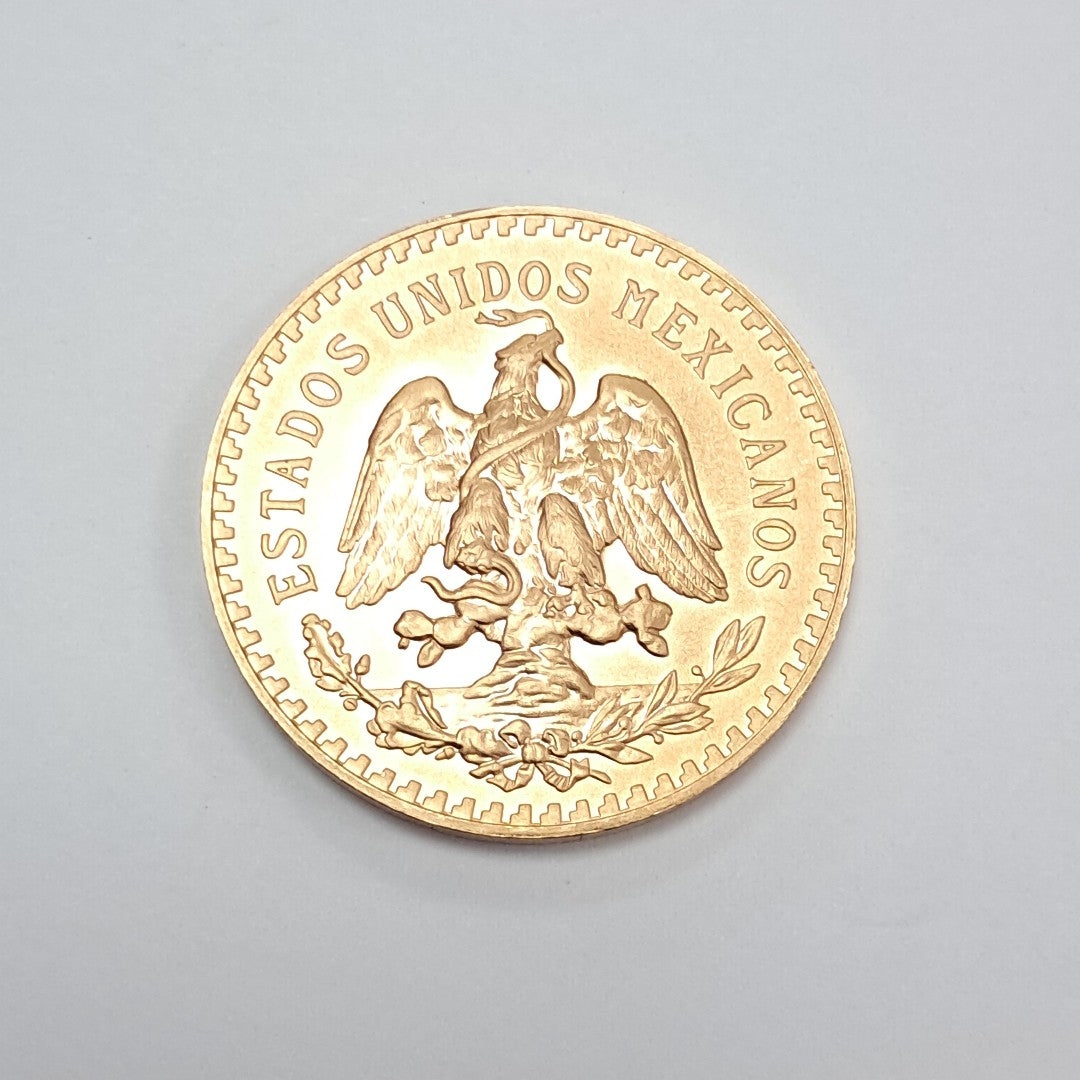 K1 41,60 GRMS - DTO. 0,00 GRMS - 21 K - AVALÚO 76003,20 * IDENTIFICACIÓN MONEDA NOMINATIVA * MONEDAS PESOS 50 PESOS (SEMINUEVO)