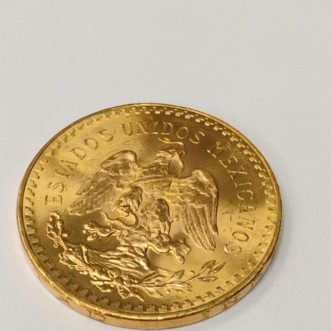 K1 41,60 GRMS - DTO. 0,00 GRMS - 21 K - AVALÚO 79534,21 * IDENTIFICACIÓN MONEDA NOMINATIVA * MONEDAS PESOS 50 PESOS (SEMINUEVO)